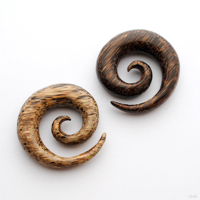 Spirals in Wood from Buddha Jewelry in Coco Wood