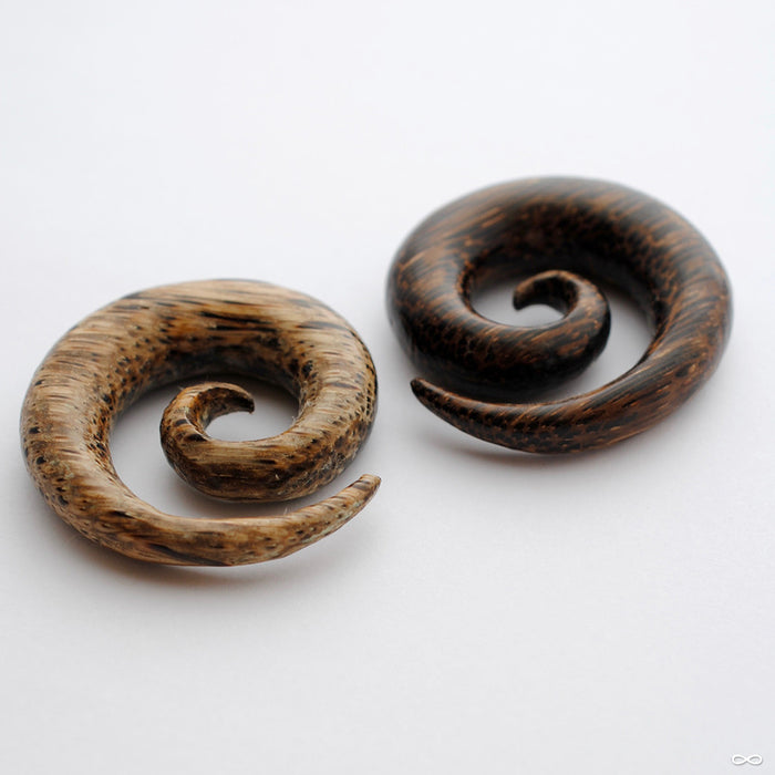 Spirals in Wood from Buddha Jewelry in Coco Wood