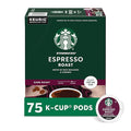 Starbucks K-Cup Coffee Pods, Espresso Roast, 75 Count