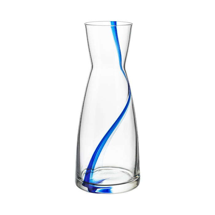 Stria Blu Caraffa Acqua 107.5 cl In Vetro