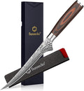 Sunnecko 6 Inch Boning Knife, High Carbon German Steel Meat Butcher Knife