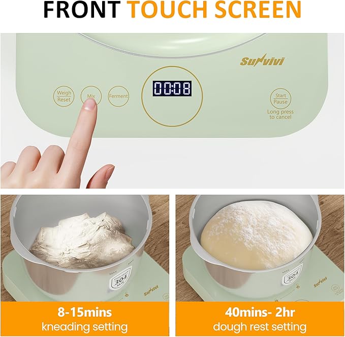 Sunvivi 5.2QT Electric Dough Maker with Ferment Function
