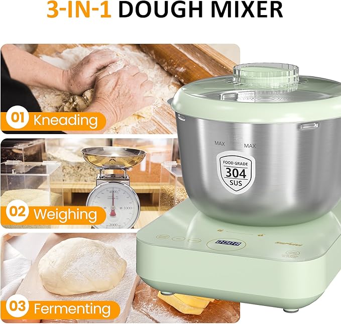 Sunvivi 5.2QT Electric Dough Maker with Ferment Function