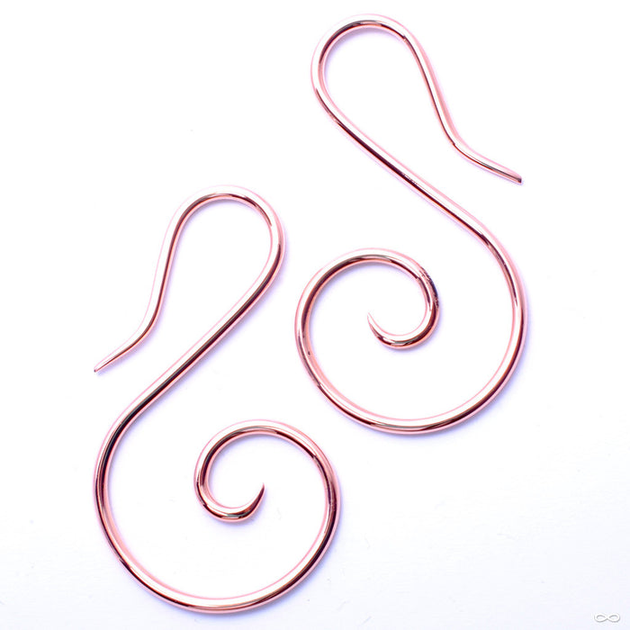 Swan Spirals from Little 7 in Copper