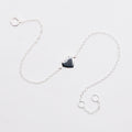 Sweetheart Silver Chain Bracelet