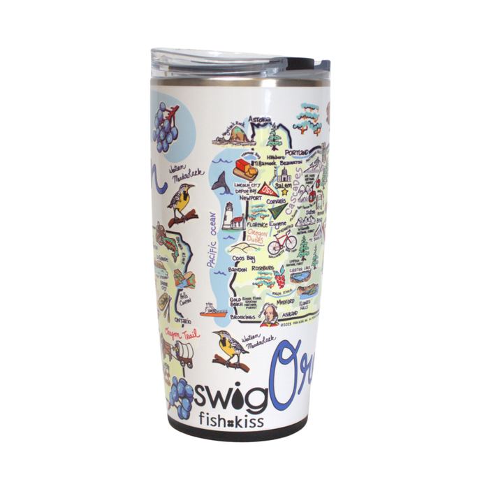 Swig Oregon Map Tumbler