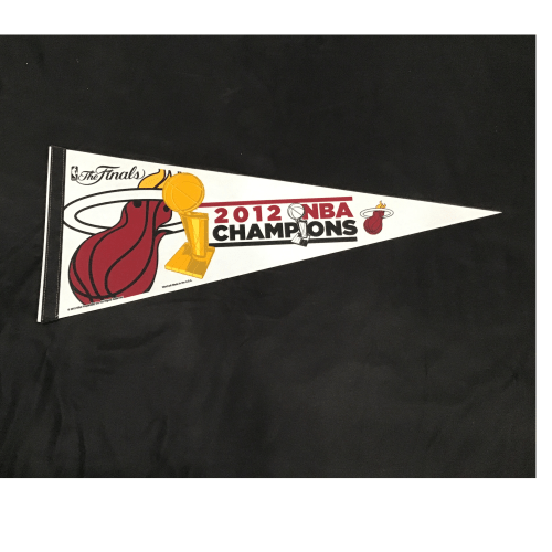 Team Pennant - Basketball - Miami Heat 2012 NBA Champions