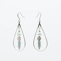 Teardrop Mother of Pearl Dangle Earrings
