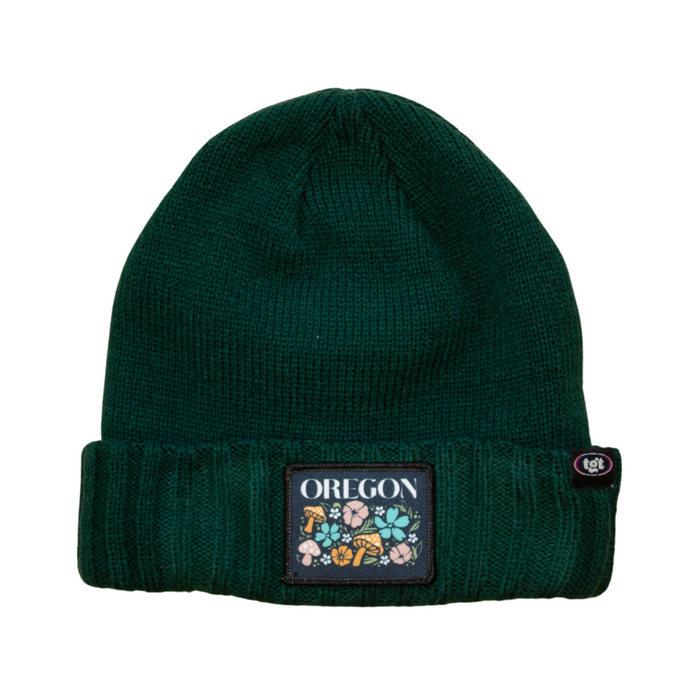 TGT Forage Flowers & Mushrooms Knit Beanie