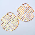 The XX Earrings from Tawapa in Rose Gold