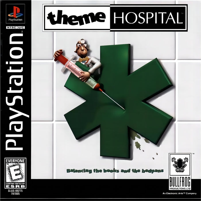 Theme Hospital Playstation - Video Game - Used - CaveGamers