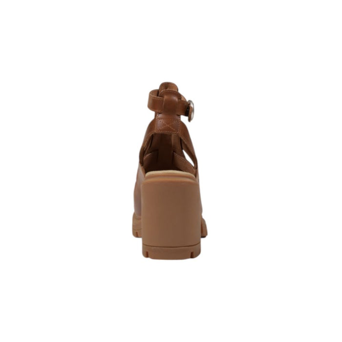 Timberland Beige Leather Strap-On Sandals
