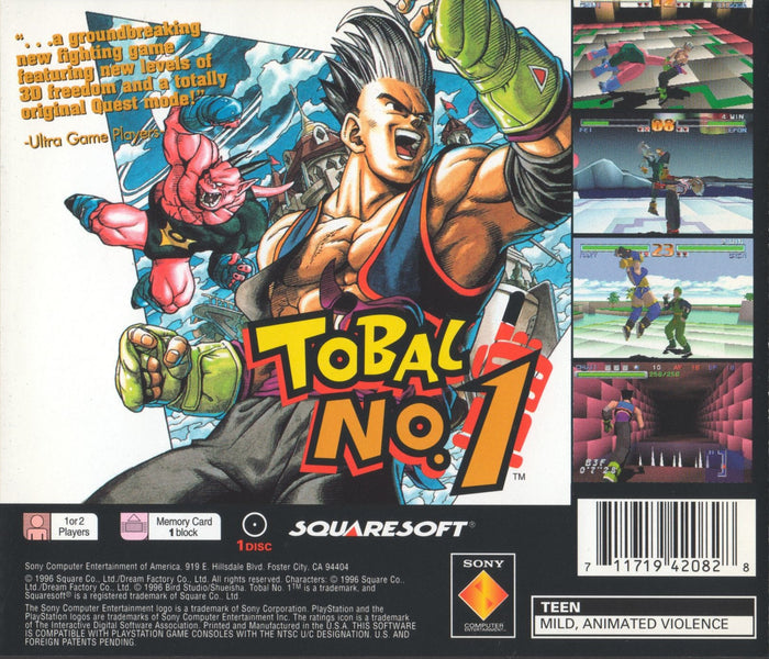 Tobal No 1 Playstation - Video Game - Used - CaveGamers - Image 2