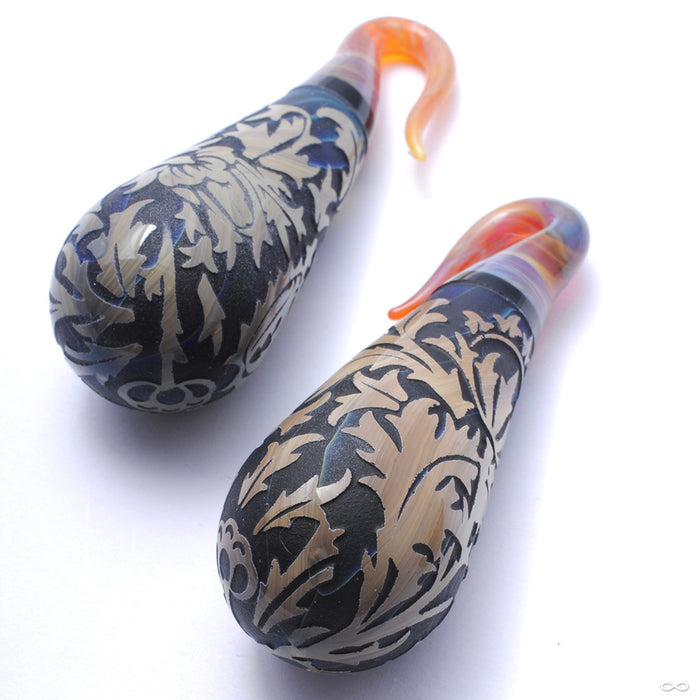 Torian Allure Drops from Gorilla Glass in Blue Moon Flower