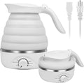 Travel Foldable Electric Kettle - 110V 700ml Collapsible Kettle White