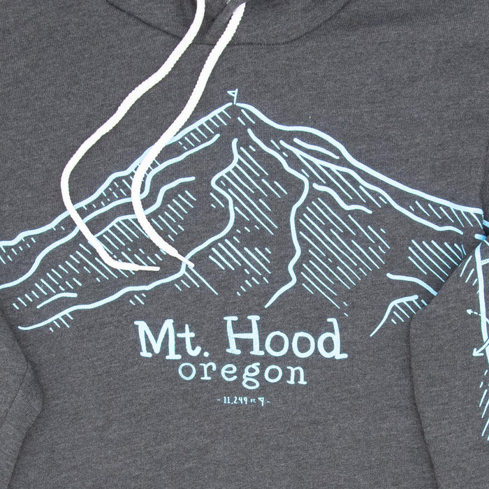 Travel Tees Mount Hood Sweatshirt With Sleeve Design
