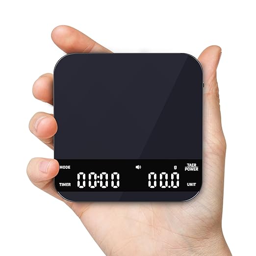 Ultrean Mini Coffee Scale with Timer, 0.1g Precision Espresso Scale