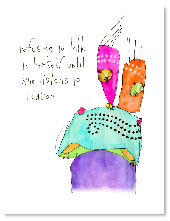 voice of reason art print