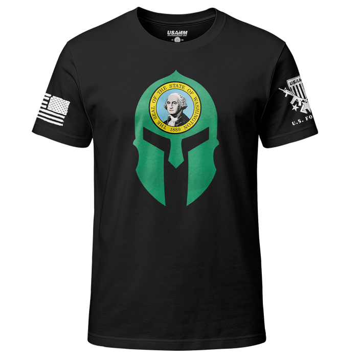 Washington Spartan T-Shirt Shirts 88010-S-BK