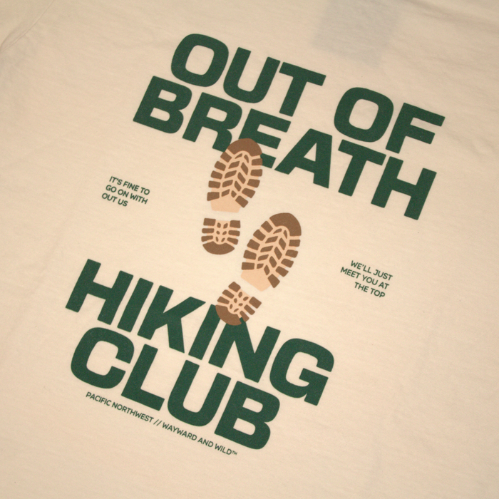 Wayward and Wild Out of Breath Hiking Club T-Shirt