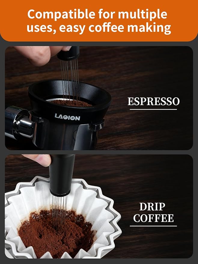 WDT Tool Espresso Distribution Tool with 10*0.25mm Stainless Steel Needles
