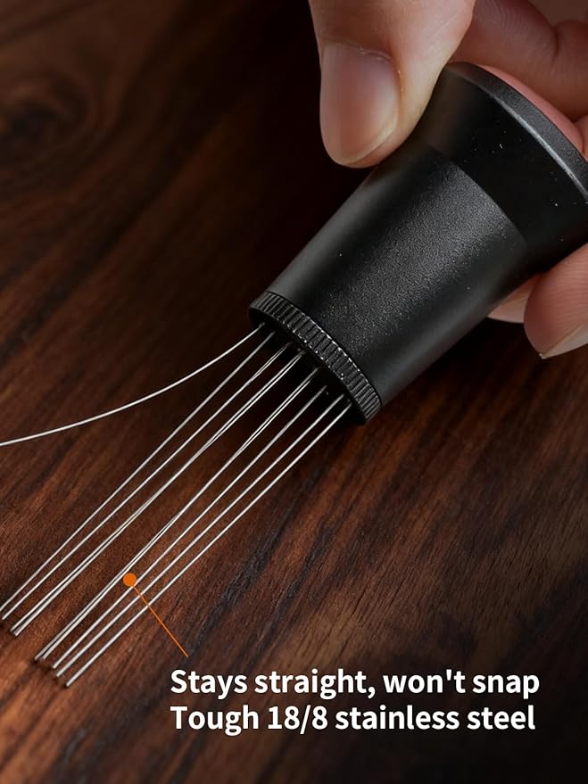 WDT Tool Espresso Distribution Tool with 10*0.25mm Stainless Steel Needles