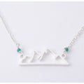 Mountain Peaks Pendant by Wendy Vernon, 19"