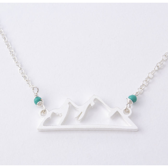 Mountain Peaks Pendant by Wendy Vernon, 19"