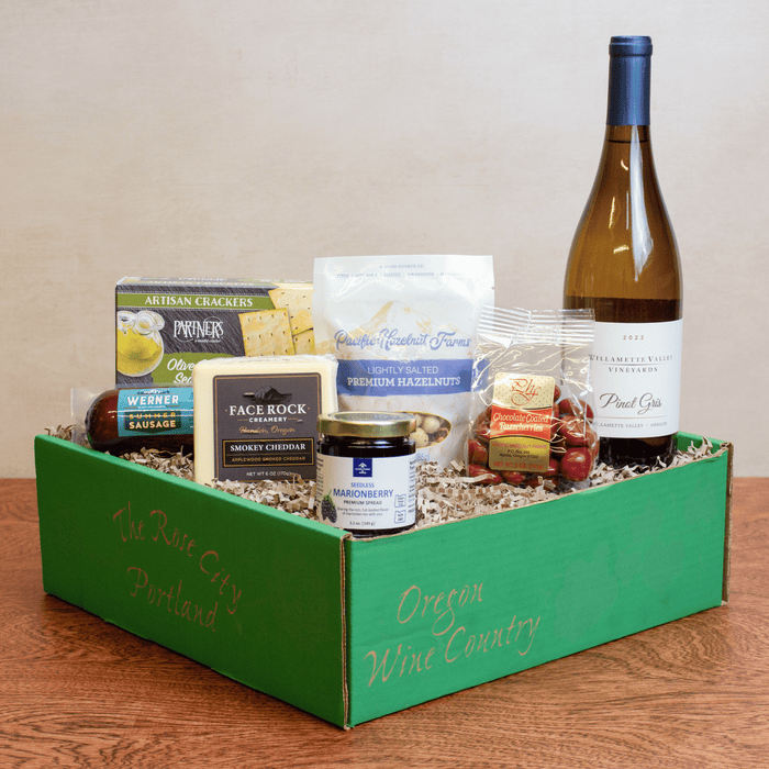 Willamette Valley Vineyards Pinot Gris Gift Basket