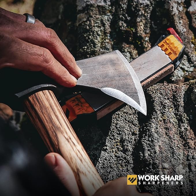 Work Sharp Precision Adjust Elite & Guided Field Knife Sharpener Kit - Professional Sharpening System for Kitchen, Pocket & Outdoor Knives - Complete 2-Piece Bundle Set