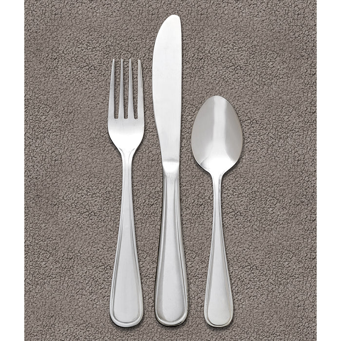 World Tableware Brandware 162 001 Huron 6 1/8" 18/0 Stainless Steel Heavy Weight Teaspoon - 12/Pack