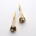 Zahara in Brass with Pyrite from Buddha Jewelry