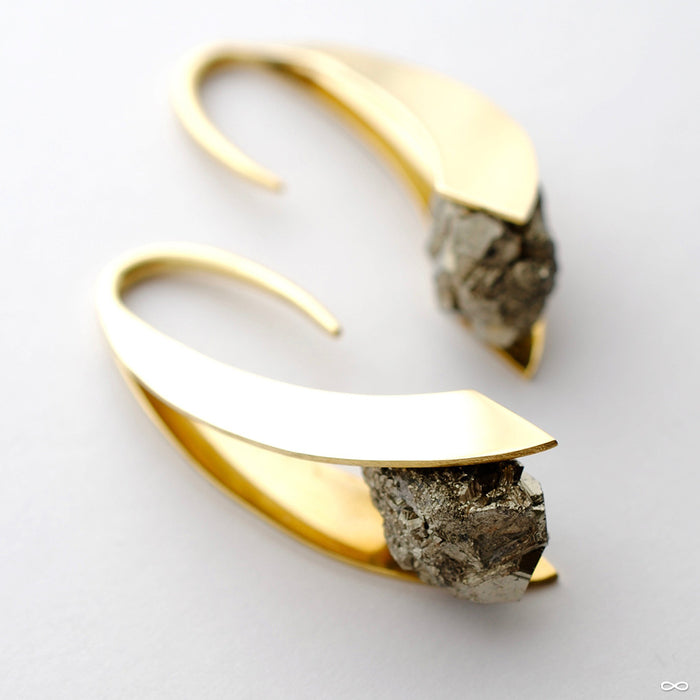 Zahara in Brass with Pyrite from Buddha Jewelry